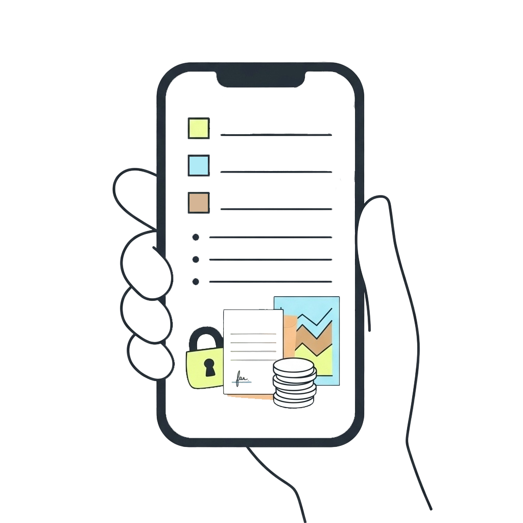 App form screen for submitting a loan request