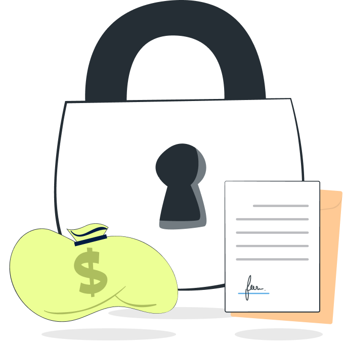 BEI mascot with security documents